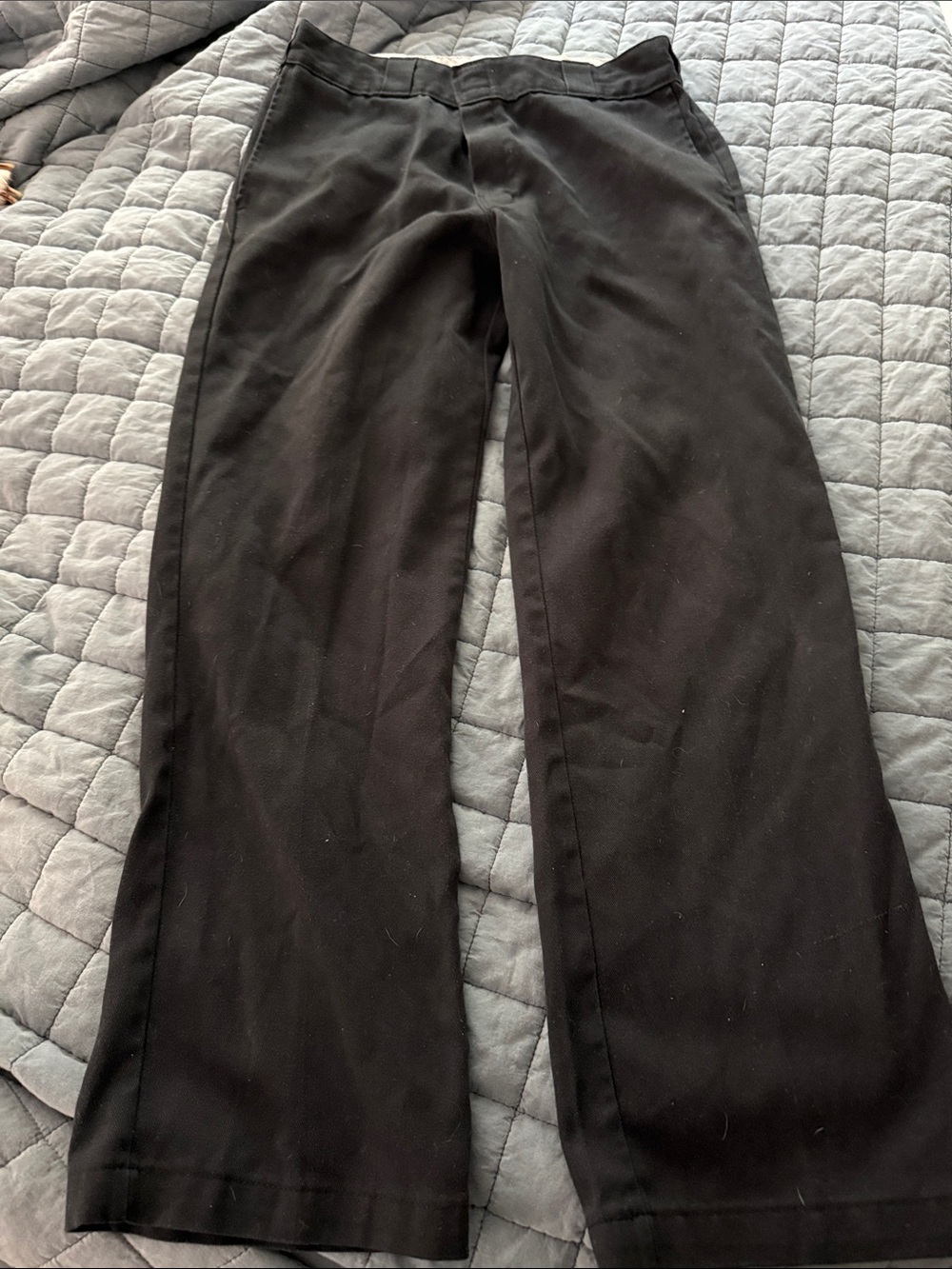 Dickies Black Straight-Leg Work Pants